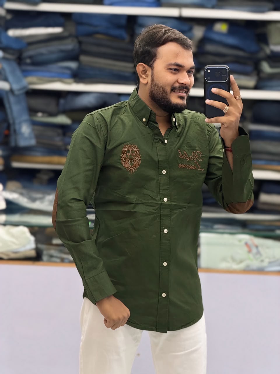 ELBOW PATCH SHIRT
