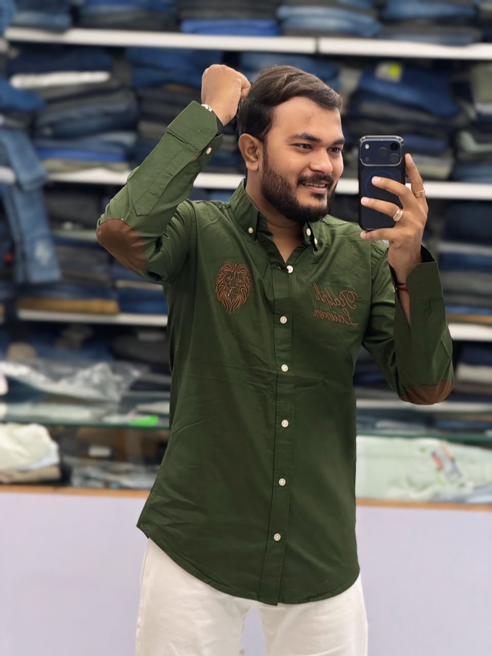 ELBOW PATCH SHIRT