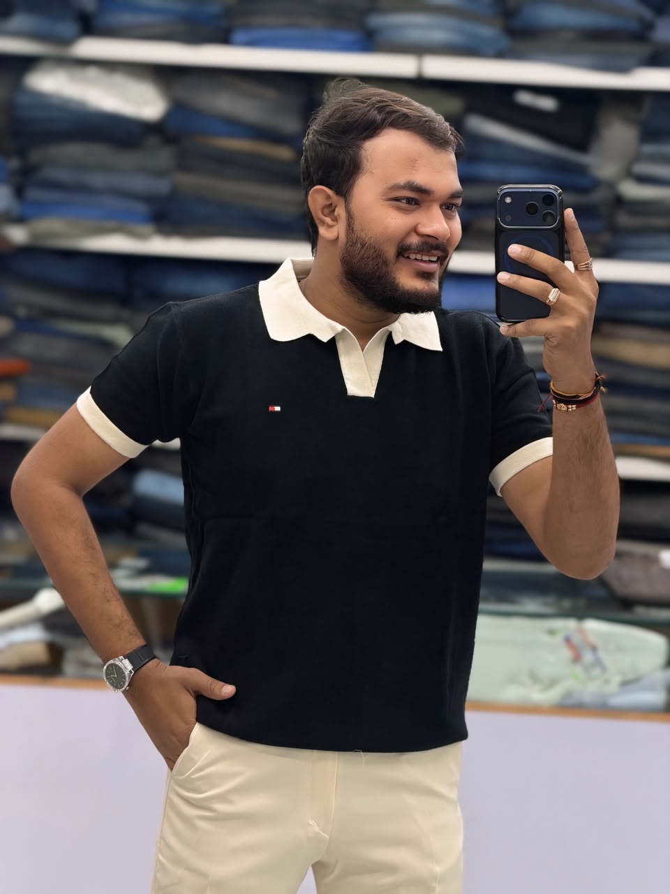 PREMIUM POLO KNITS T-SHIRT 👕✨