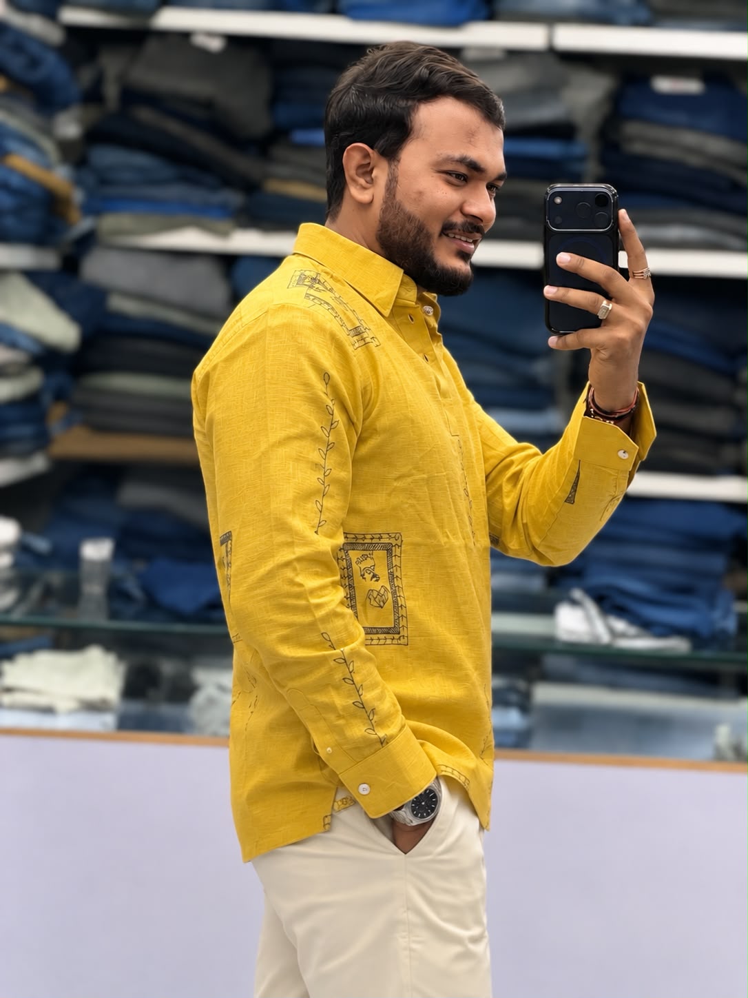 Embroidered Kurta Shirt