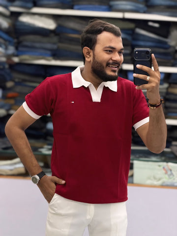 PREMIUM POLO KNITS T-SHIRT 👕✨