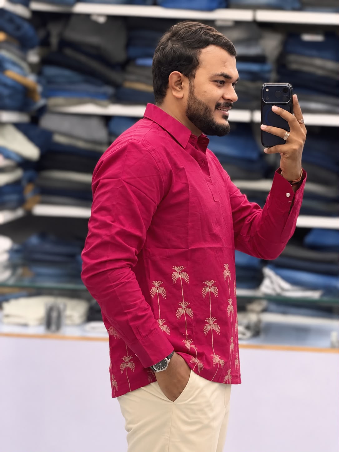 Embroidered Kurta Shirt