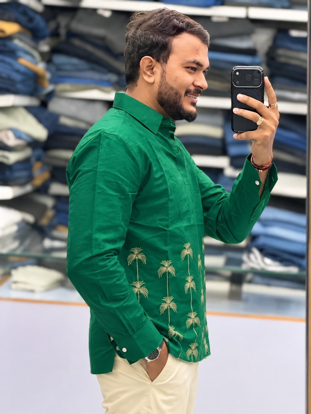 Embroidered Kurta Shirt