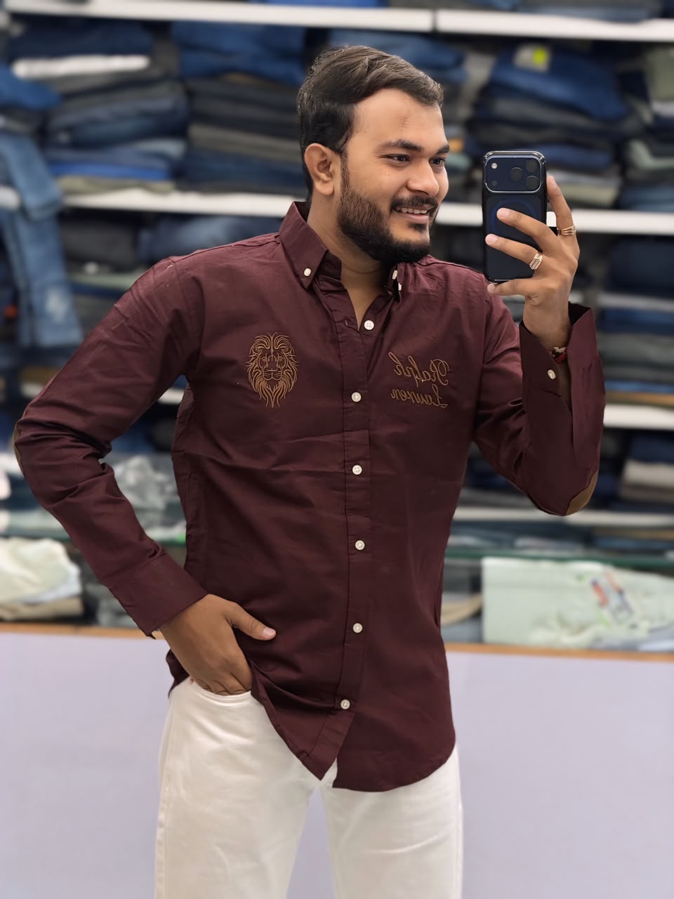 ELBOW PATCH SHIRT