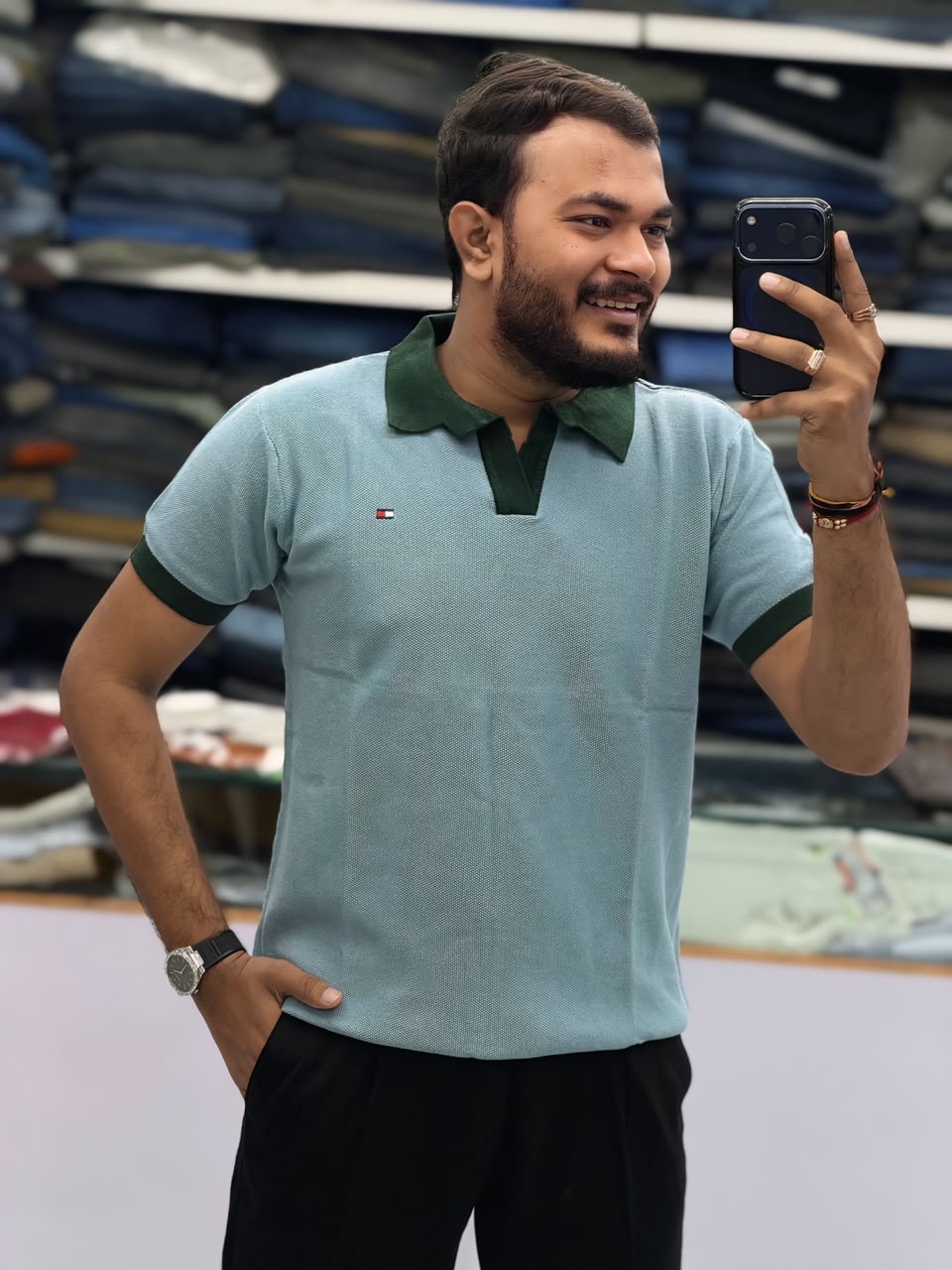 PREMIUM POLO KNITS T-SHIRT 👕✨