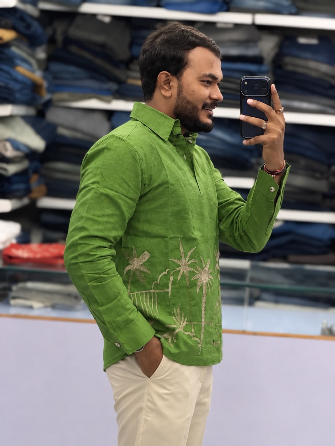 Embroidered Kurta Shirt
