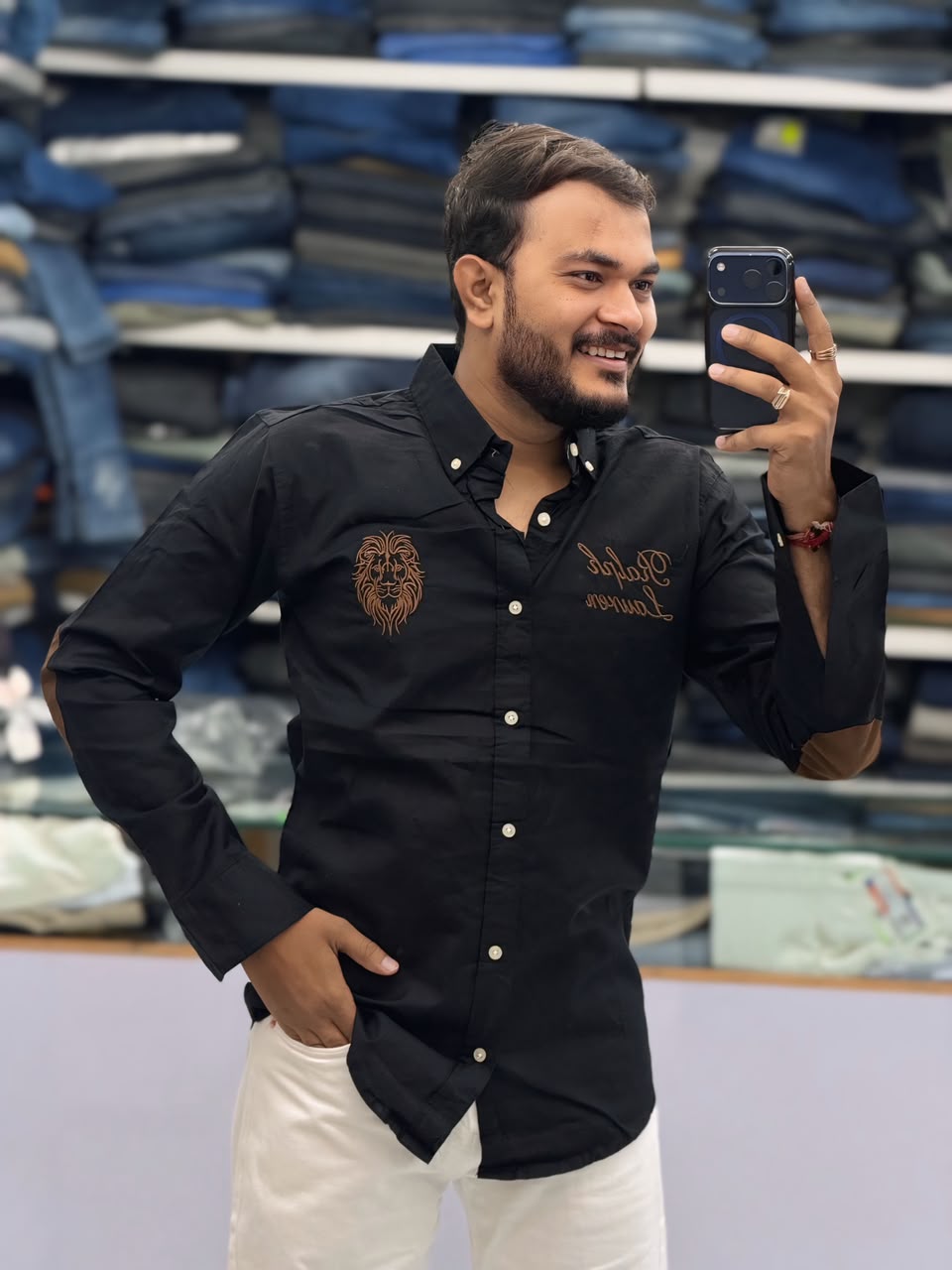 ELBOW PATCH SHIRT