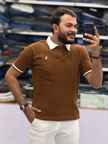 PREMIUM POLO KNITS T-SHIRT 👕✨