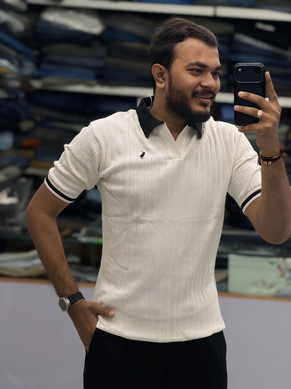 PREMIUM POLO KNITS T-SHIRT 👕✨