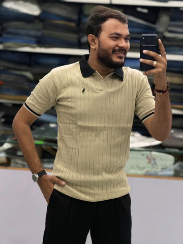 PREMIUM POLO KNITS T-SHIRT 👕✨