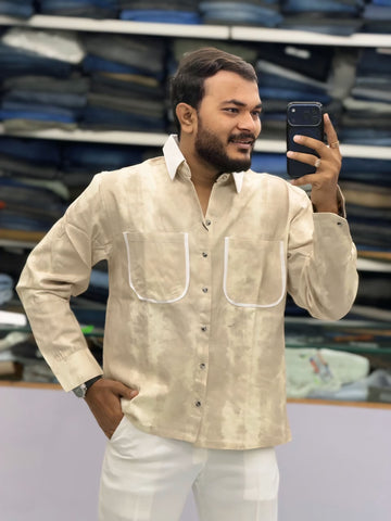 PREMIUM TEXTURED OVERSIZED SHIRT
