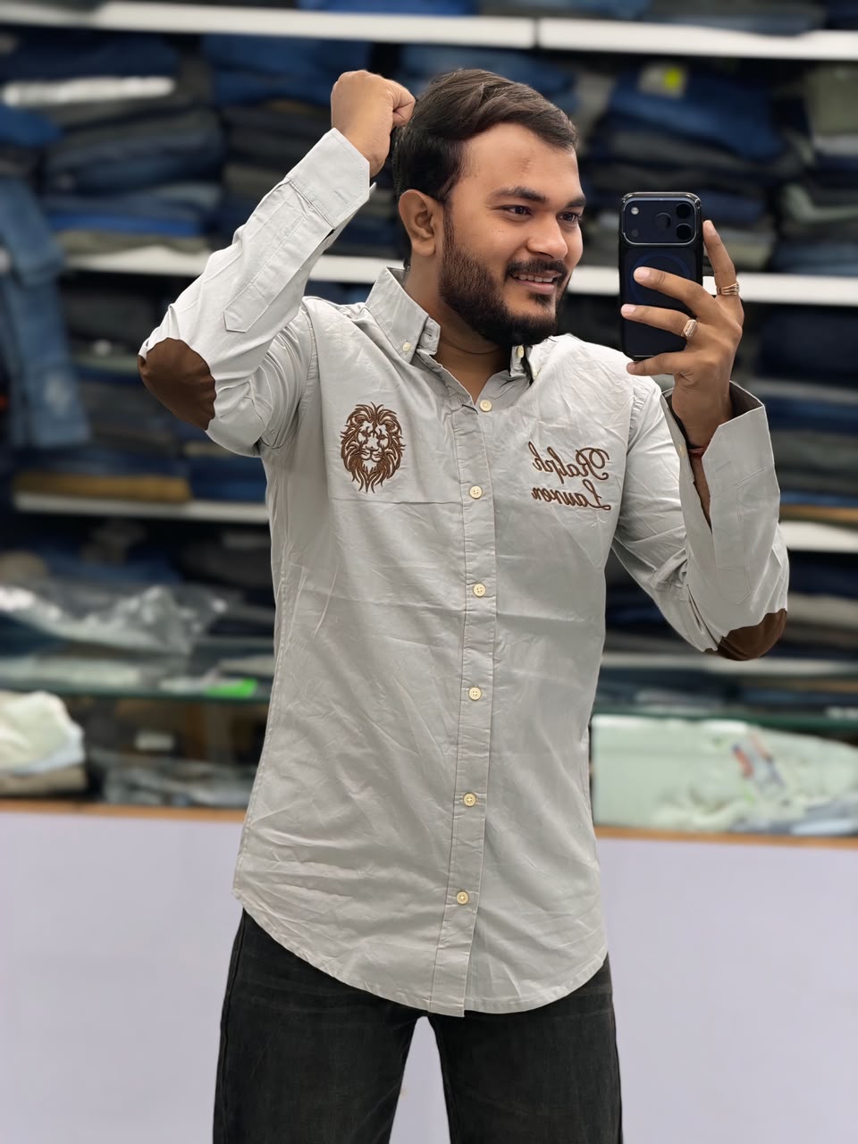 ELBOW PATCH SHIRT