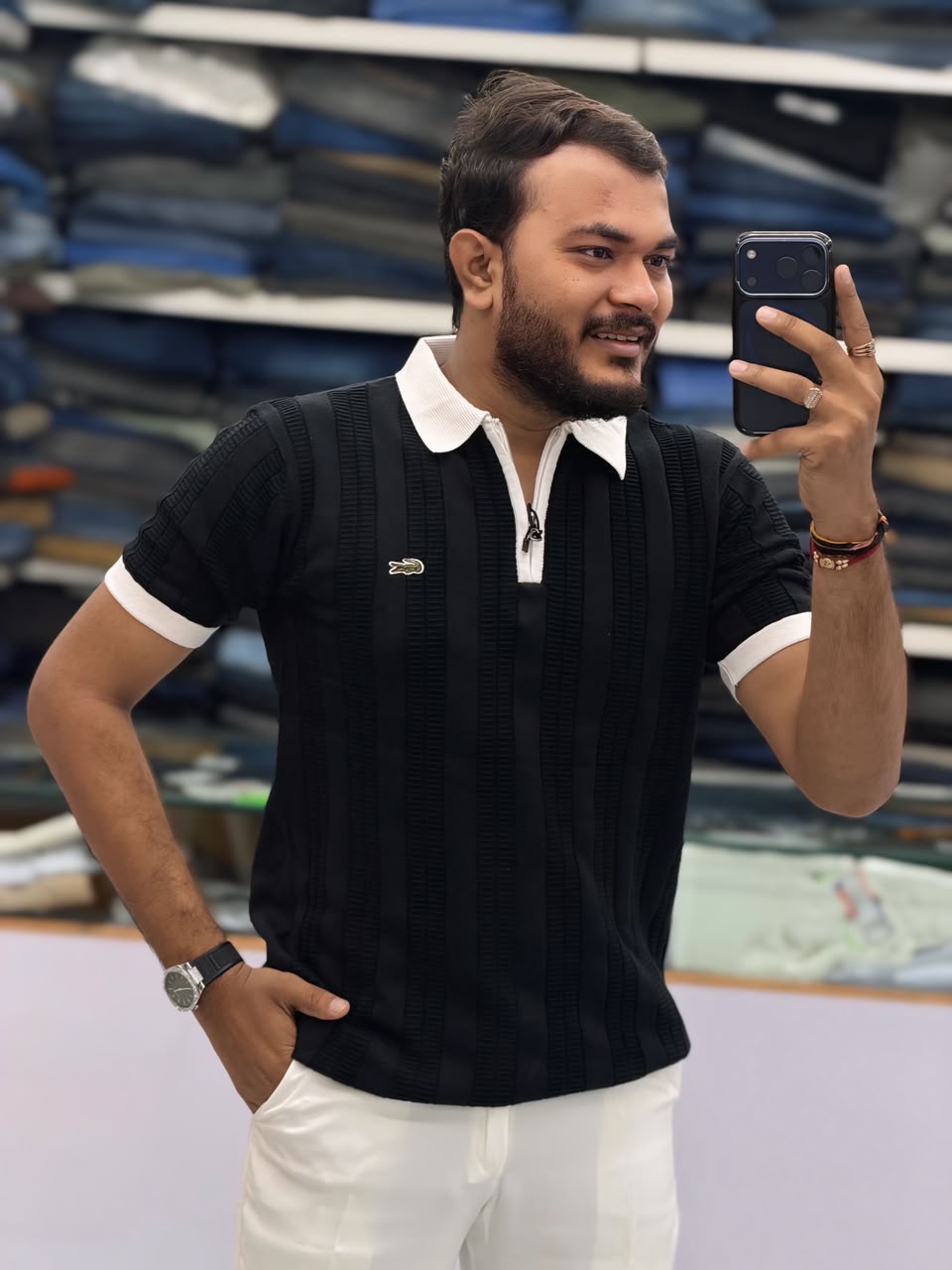 PREMIUM POLO KNITS T-SHIRT 👕✨