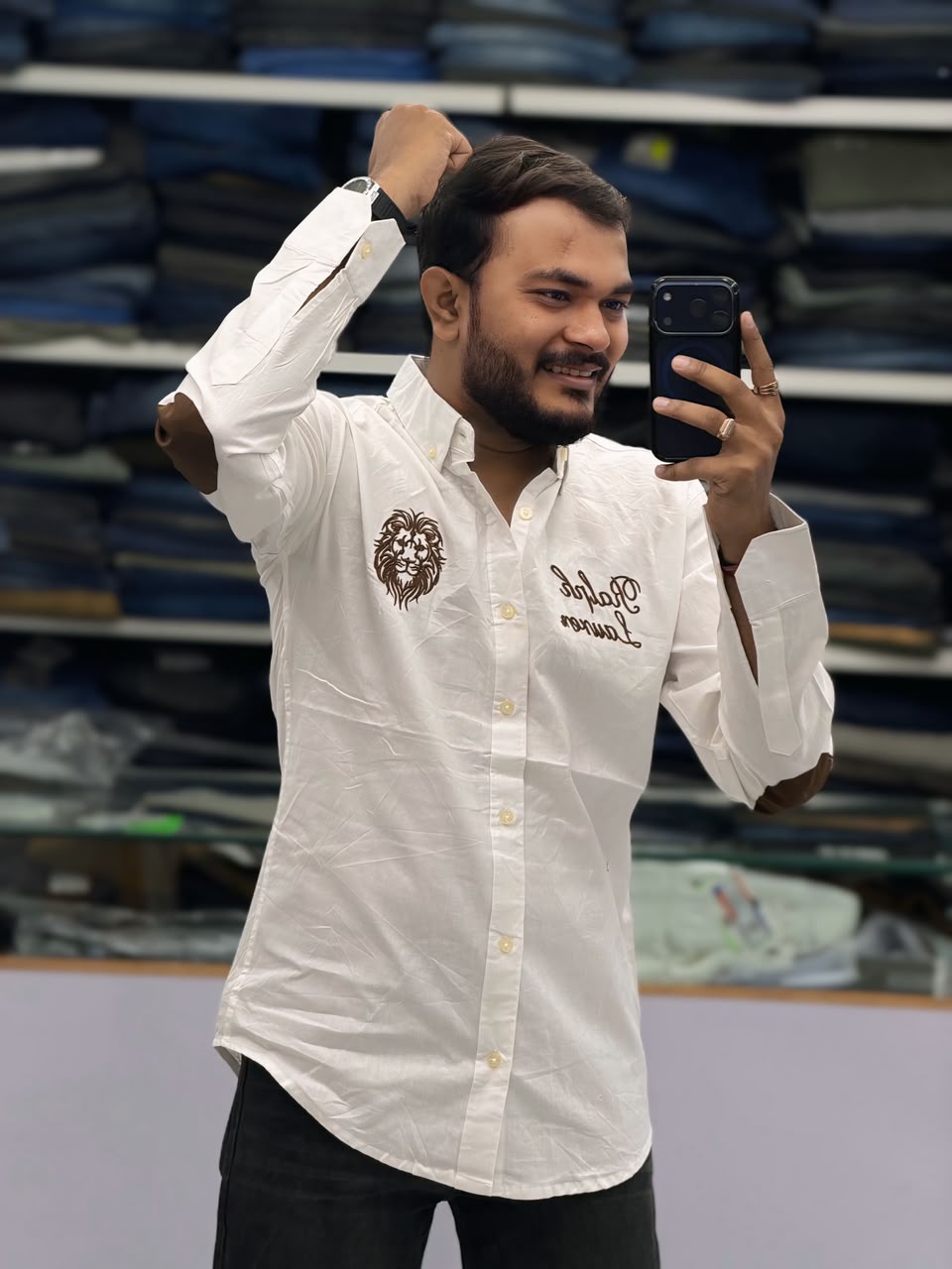ELBOW PATCH SHIRT