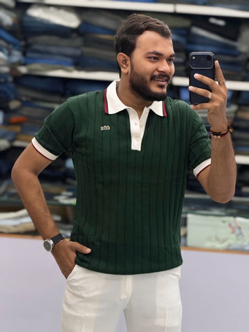 PREMIUM POLO KNITS T-SHIRT 👕✨