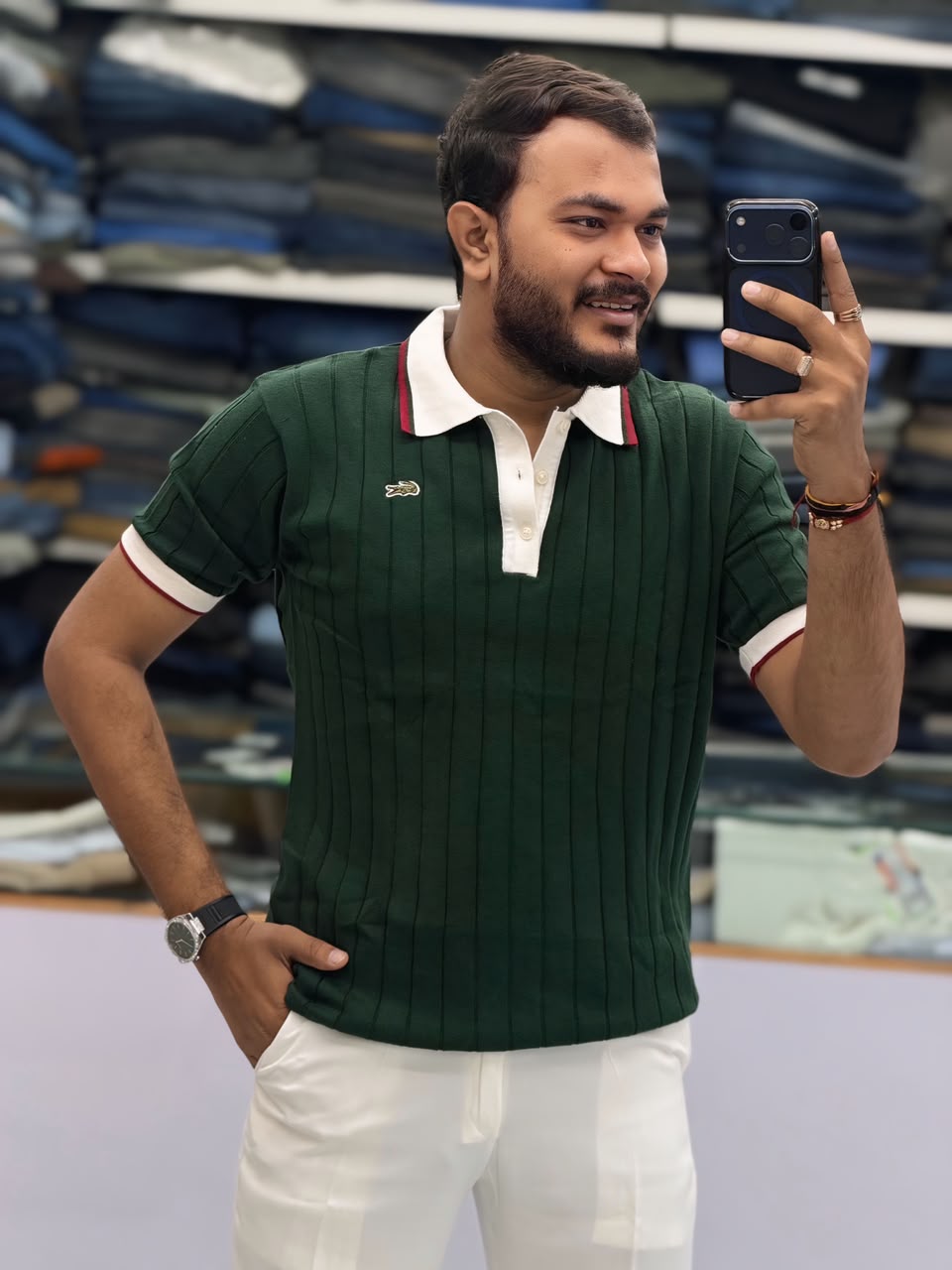PREMIUM POLO KNITS T-SHIRT 👕✨
