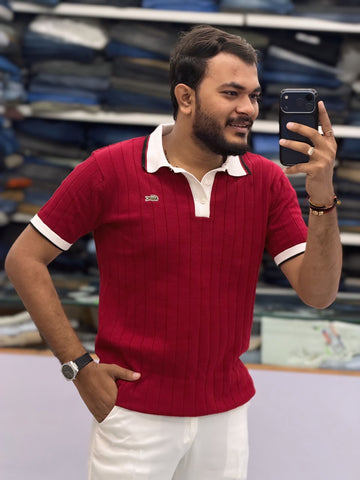 PREMIUM POLO KNITS T-SHIRT 👕✨