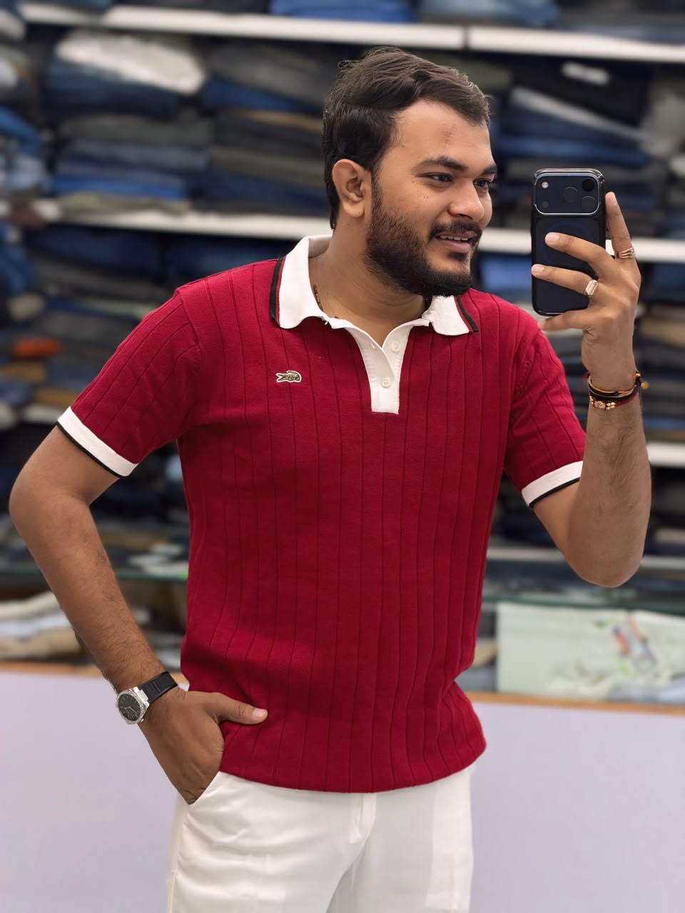 PREMIUM POLO KNITS T-SHIRT 👕✨