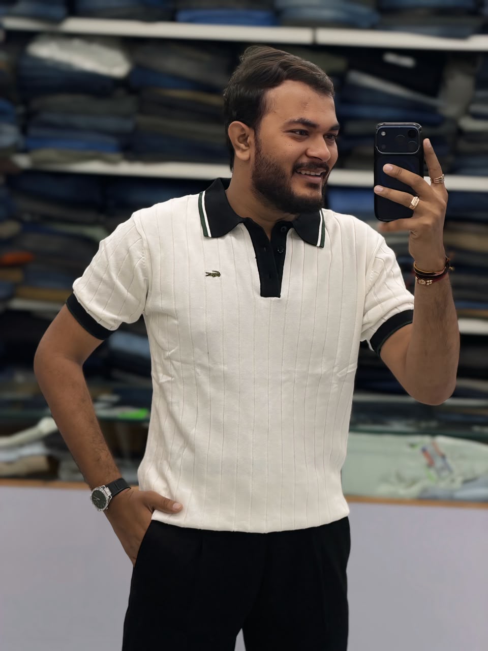 PREMIUM POLO KNITS T-SHIRT 👕✨