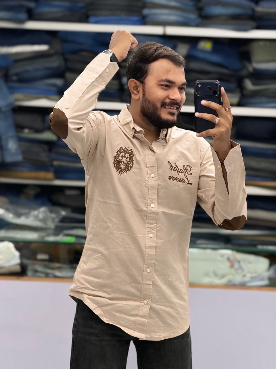ELBOW PATCH SHIRT