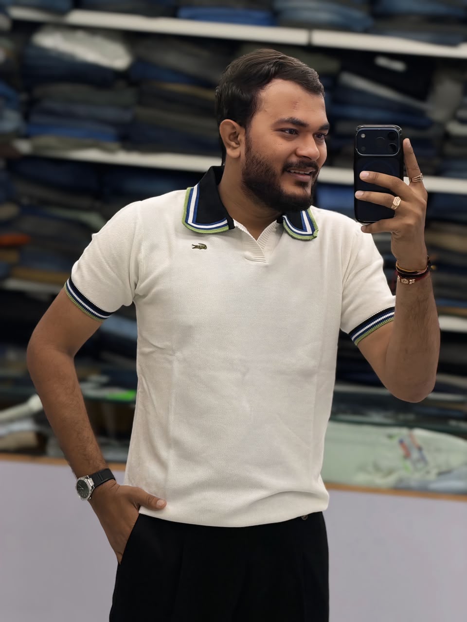 PREMIUM POLO KNITS T-SHIRT 👕✨