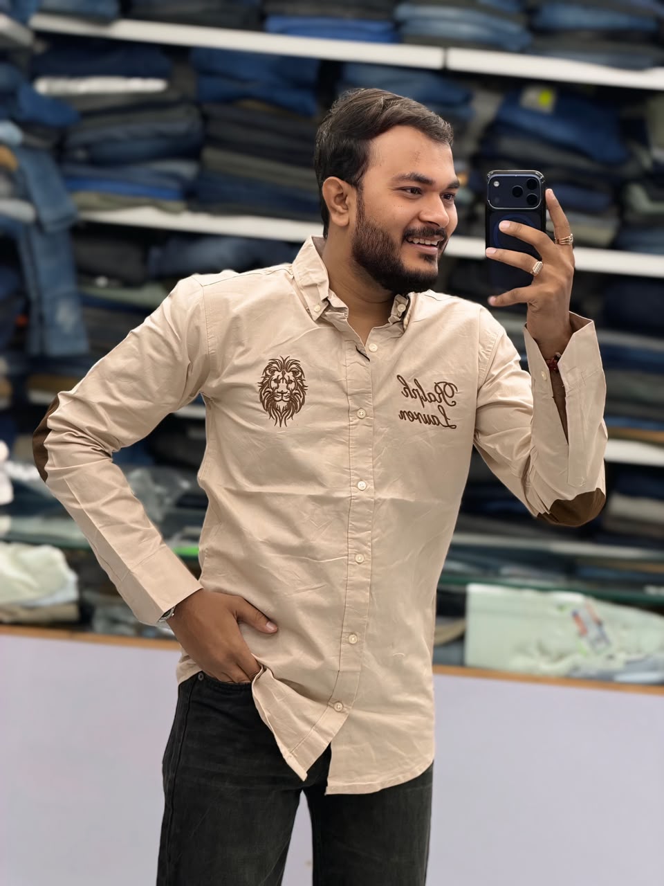 ELBOW PATCH SHIRT