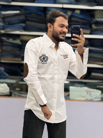 🤩ELBOW PATCH SHIRT🤩