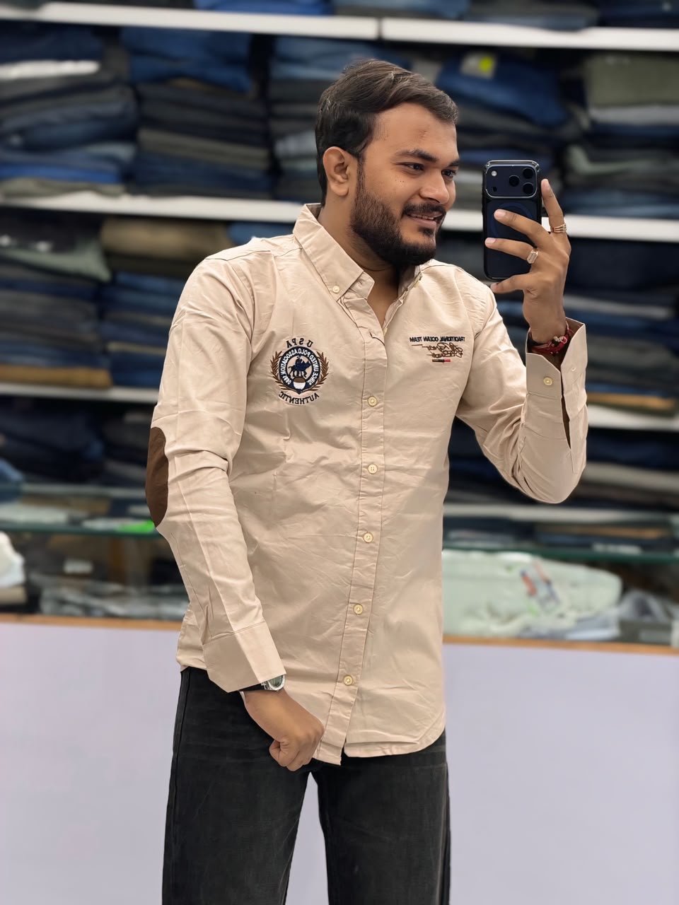 🤩ELBOW PATCH SHIRT🤩
