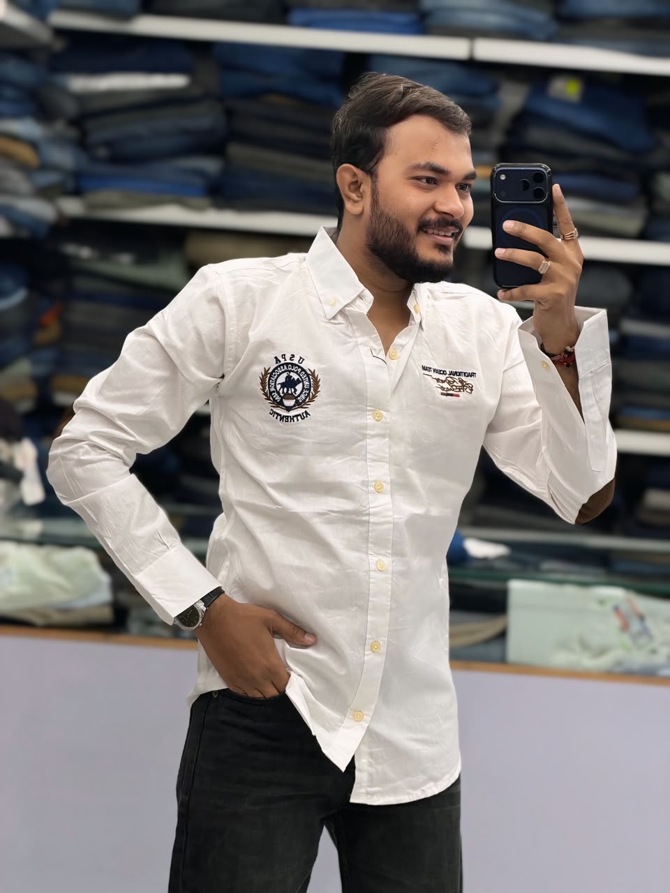 🤩ELBOW PATCH SHIRT🤩