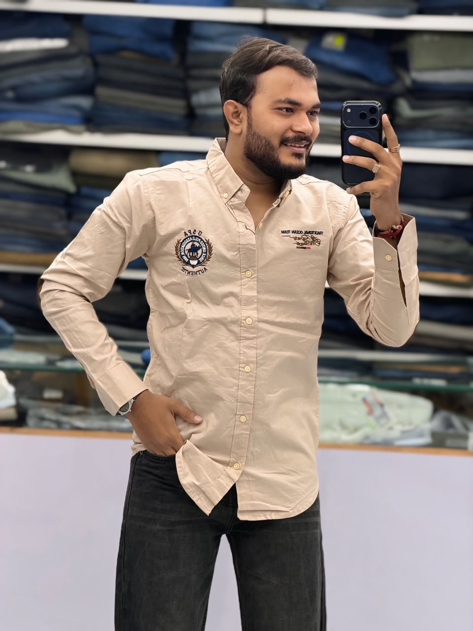 🤩ELBOW PATCH SHIRT🤩