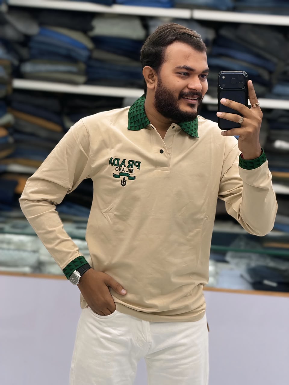 🤩PREMIUM COLLAR FULL SLEEVE T-SHIRT🤩