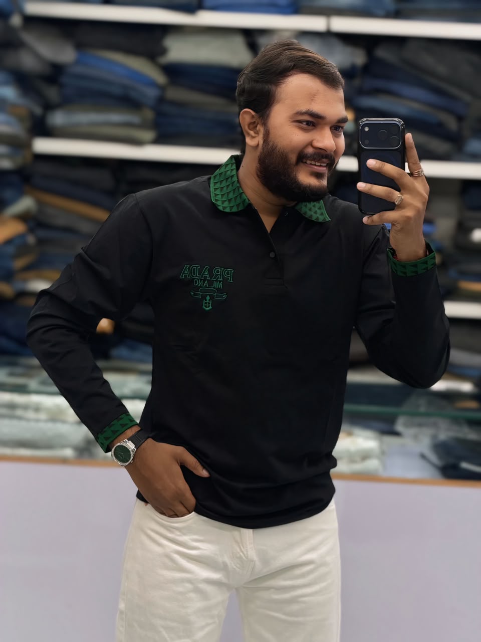 🤩PREMIUM COLLAR FULL SLEEVE T-SHIRT🤩