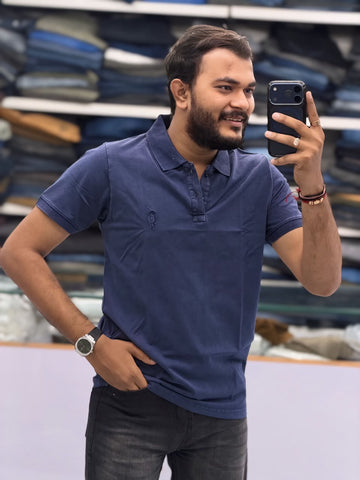 🖤 Premium Washed Polo T-Shirt