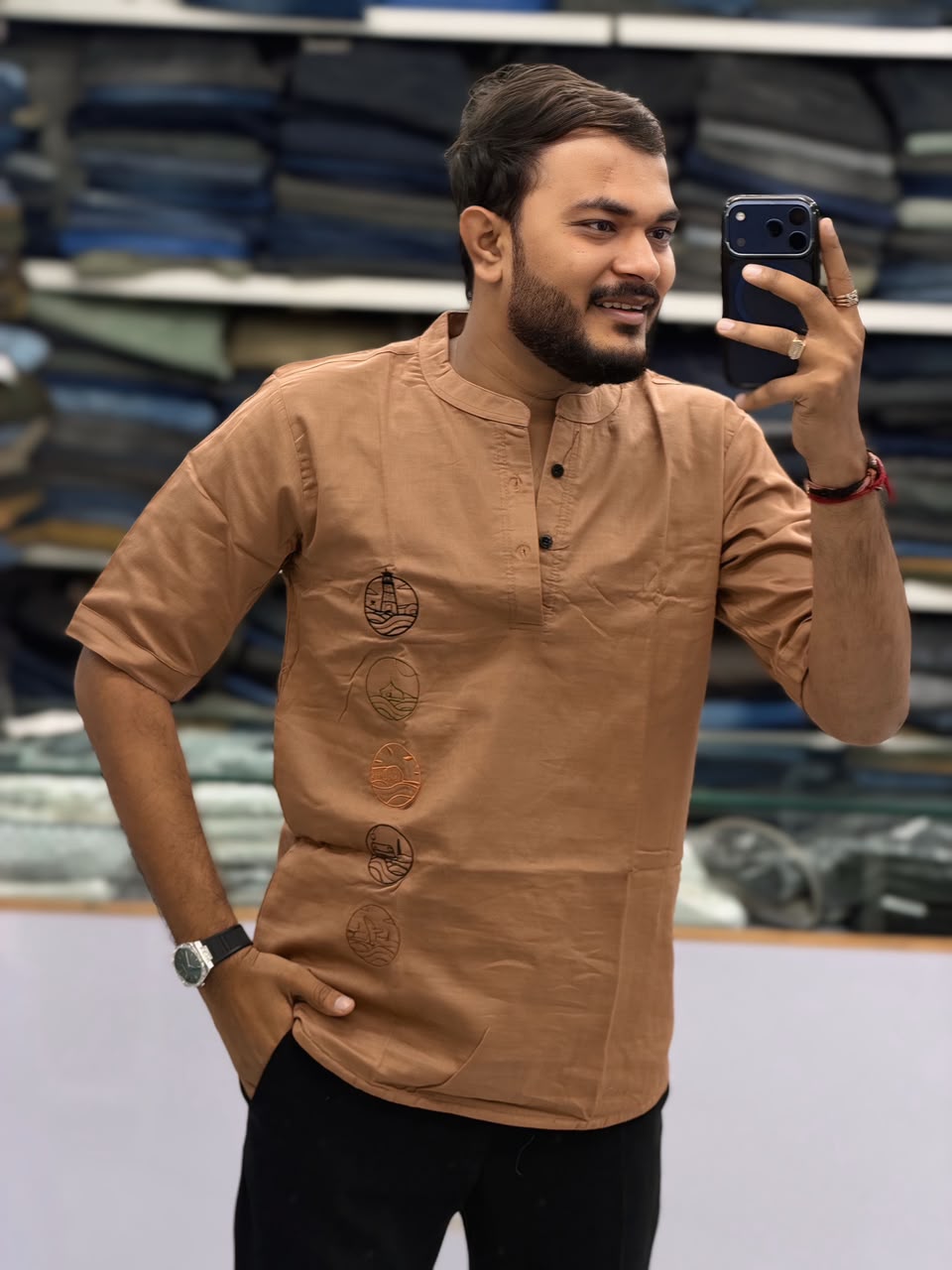 Premium Embroidered Kurta