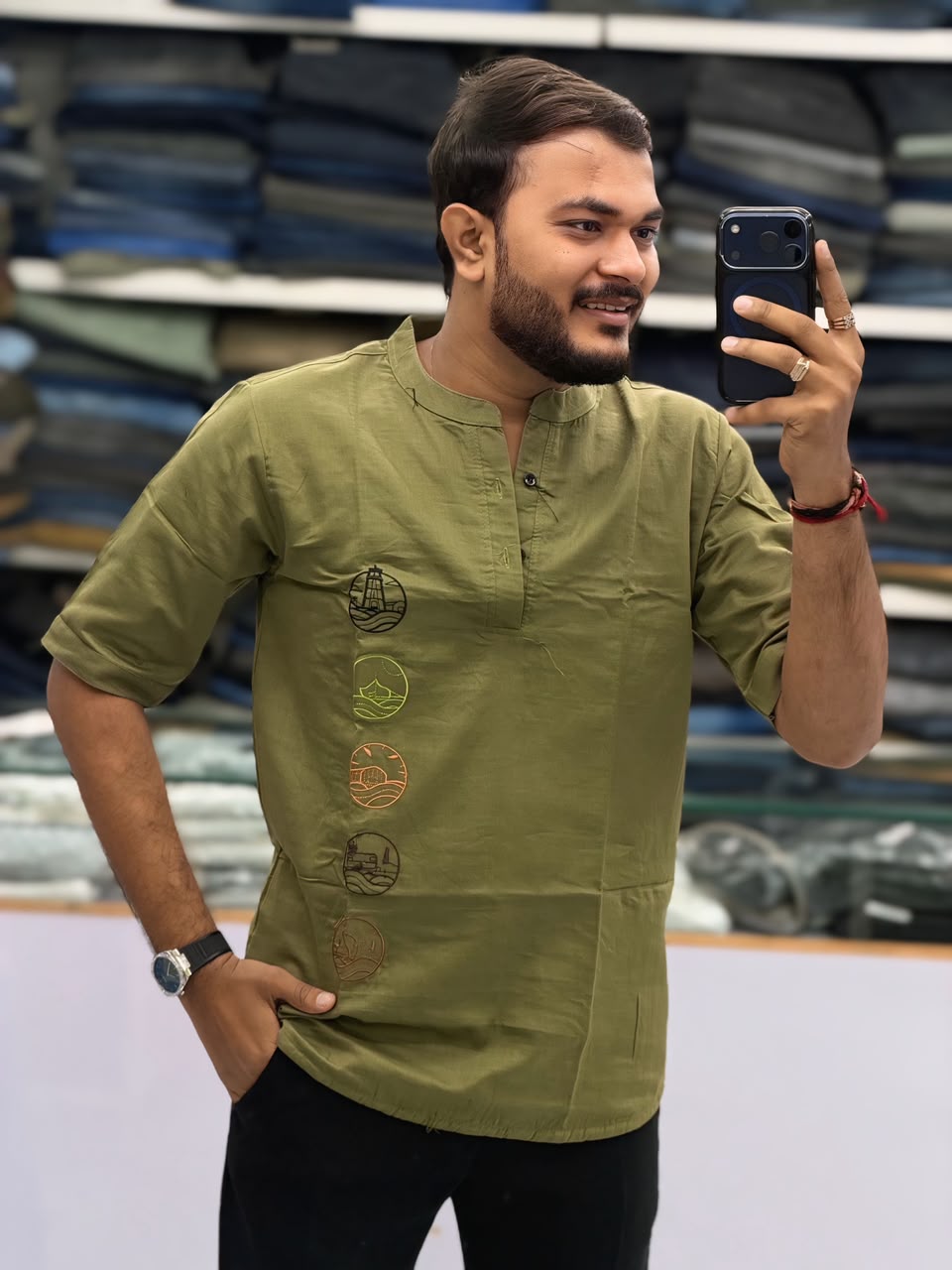 Premium Embroidered Kurta