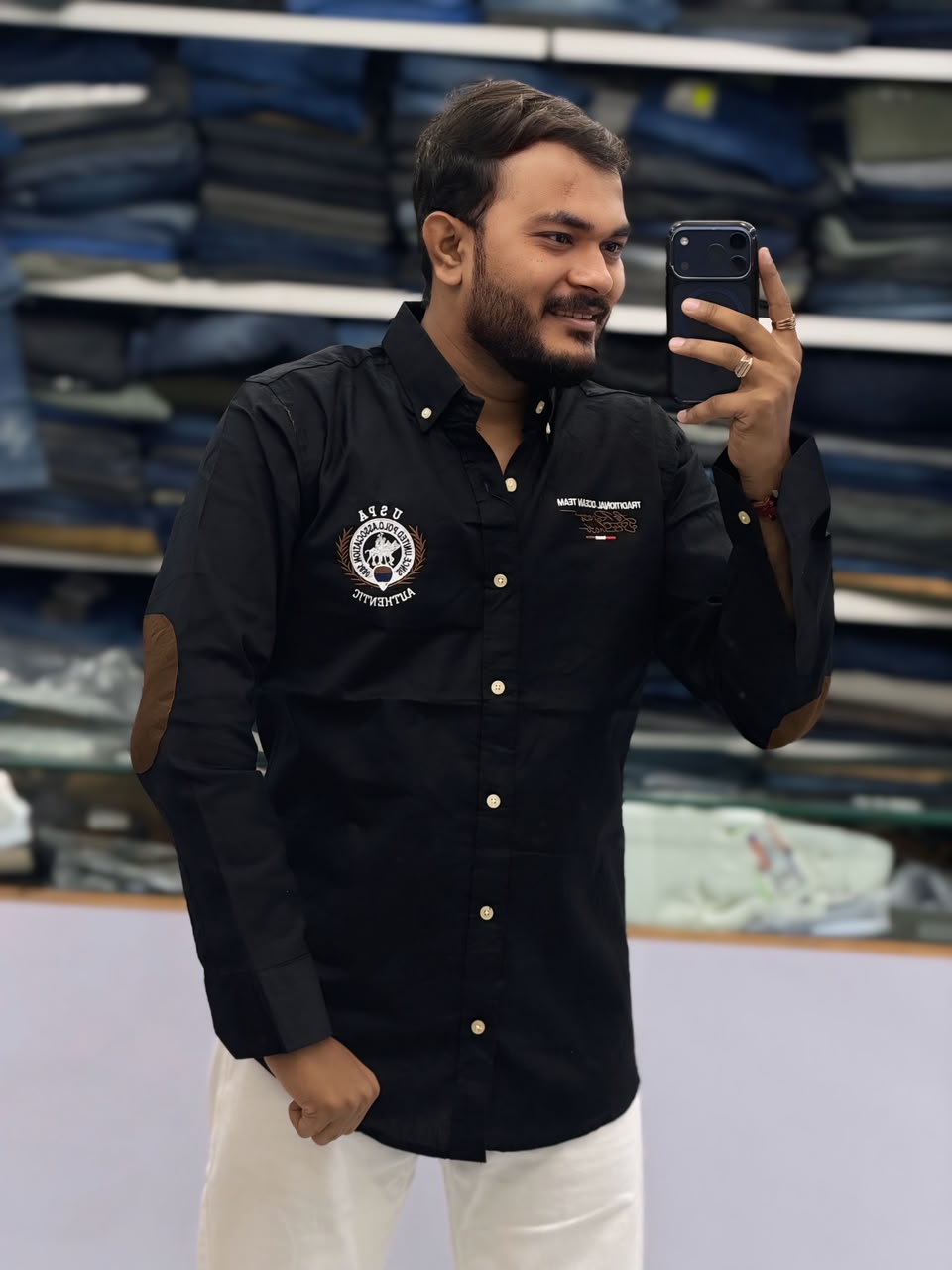 🤩ELBOW PATCH SHIRT🤩