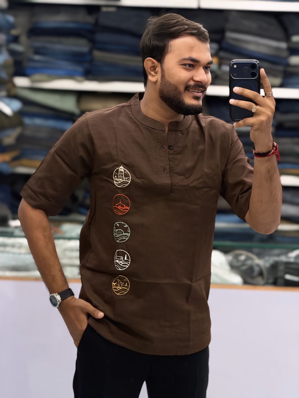 Premium Embroidered Kurta