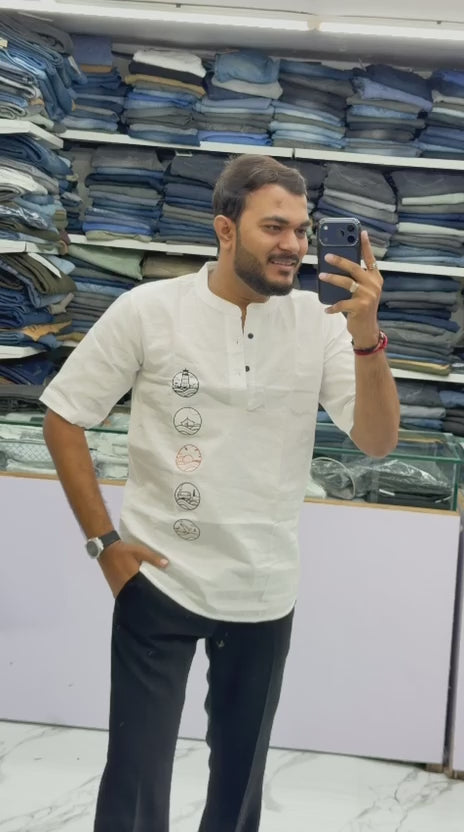 Premium Embroidered Kurta