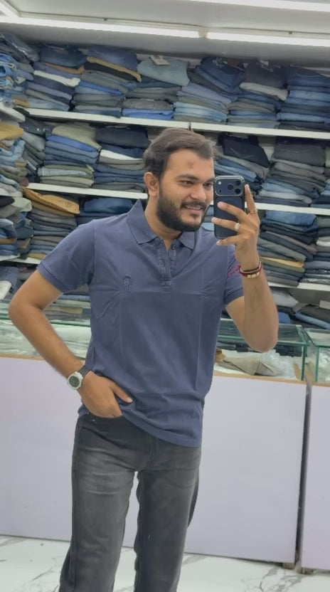 🖤 Premium Washed Polo T-Shirt