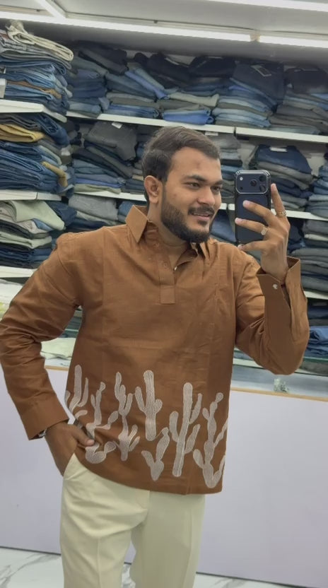 Embroidered Kurta Shirt