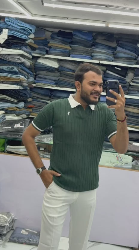 PREMIUM POLO KNITS T-SHIRT 👕✨