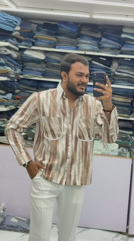 PREMIUM TEXTURED OVERSIZED SHIRT