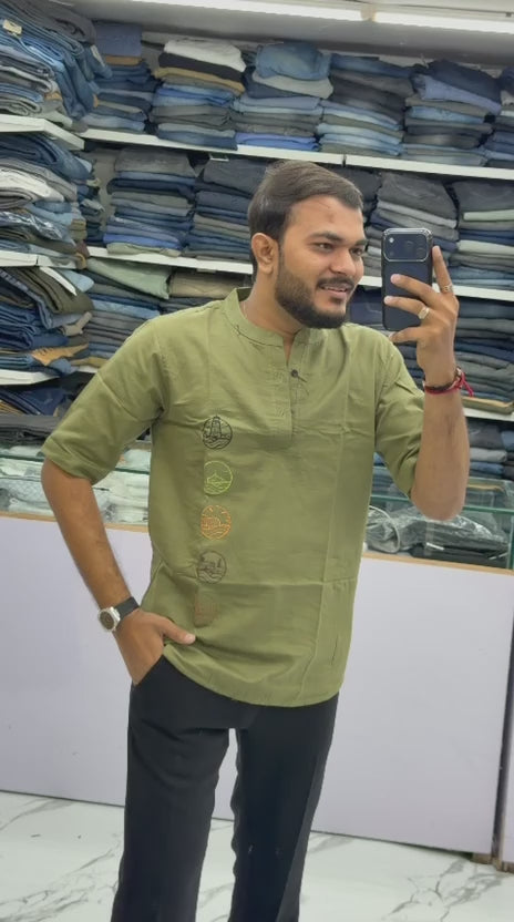 Premium Embroidered Kurta
