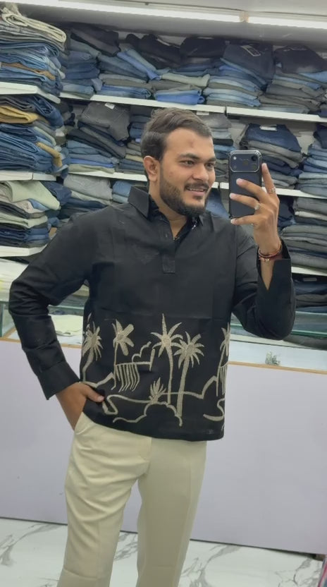 Embroidered Kurta Shirt