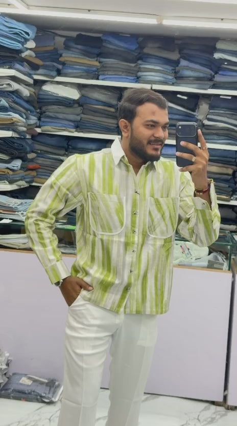 PREMIUM TEXTURED OVERSIZED SHIRT