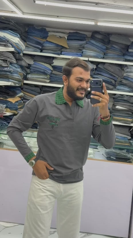 🤩PREMIUM COLLAR FULL SLEEVE T-SHIRT🤩