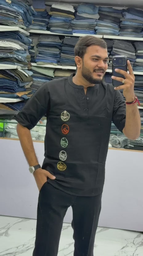 Premium Embroidered Kurta