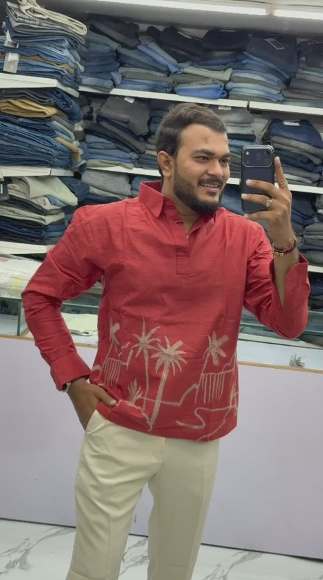 Embroidered Kurta Shirt